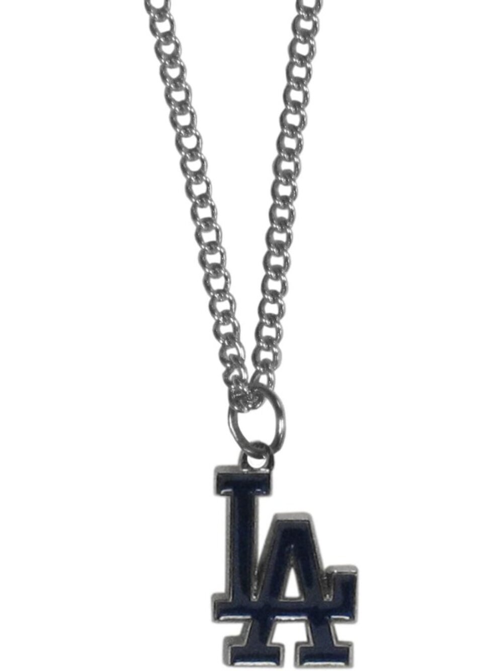 Stylish 20" Snake Chain Necklace with Small Pendant - Perfect for Sports Fans